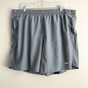 Nike Dri-Fit Stride 7” Brief Lined Running Shorts DV9359-084 Mens Size XXL Gray